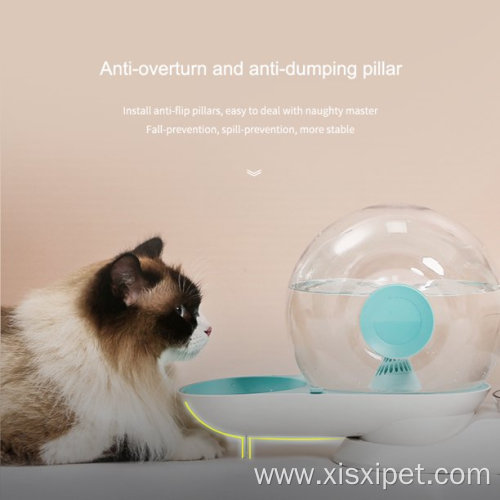 Pet Automatic Feeder Water Dispenser Dish Cats Dogs